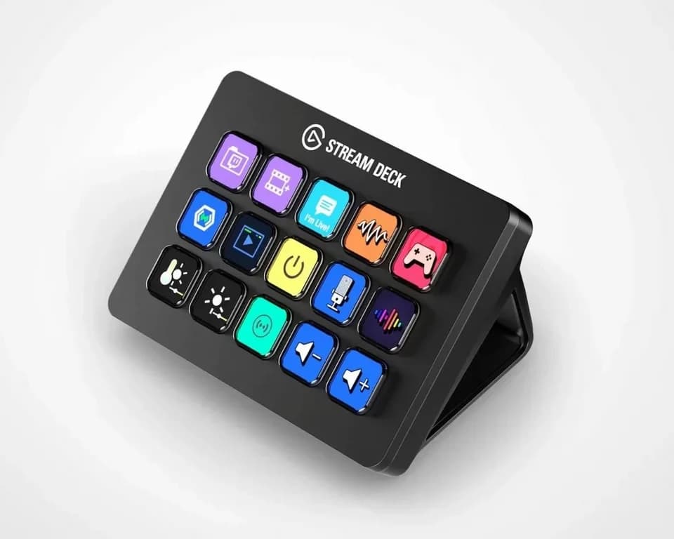 Elgato Streaming Boxen Stream Deck MK.2, 15 anpassbare LCD-Tasten - Thumbnail 2