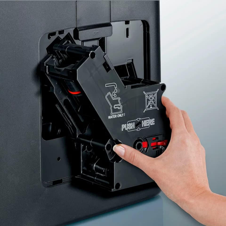 SIEMENS Kaffeevollautomat EQ6 plus s700 TE657M03DE, viele Kaffeespezialitäten, Doppeltassenfunk, Edelstahl-Milchbehälter, automatische Dampfreinigung, edelstahl - Thumbnail 4