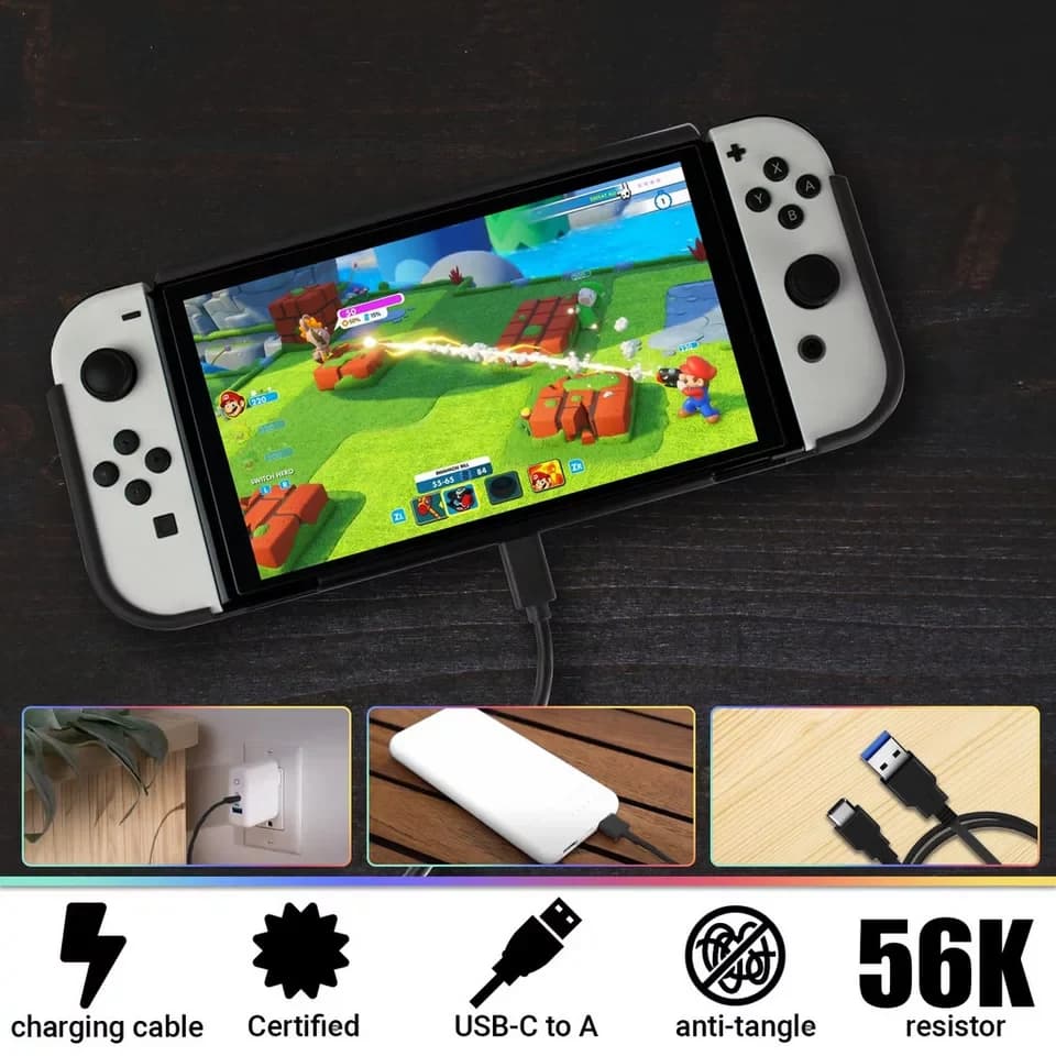 ibettertec 14-in-1-Zubehörset Kompatibel mit Nintendo Switch 2 Nintendo-Controller (Nintendo Switch 2 Zubehör Spielekonsolen-Tasche, NintendoSchutzhülle mit Displayschutz, für Switch Konsole und Zubehör) - Thumbnail 5