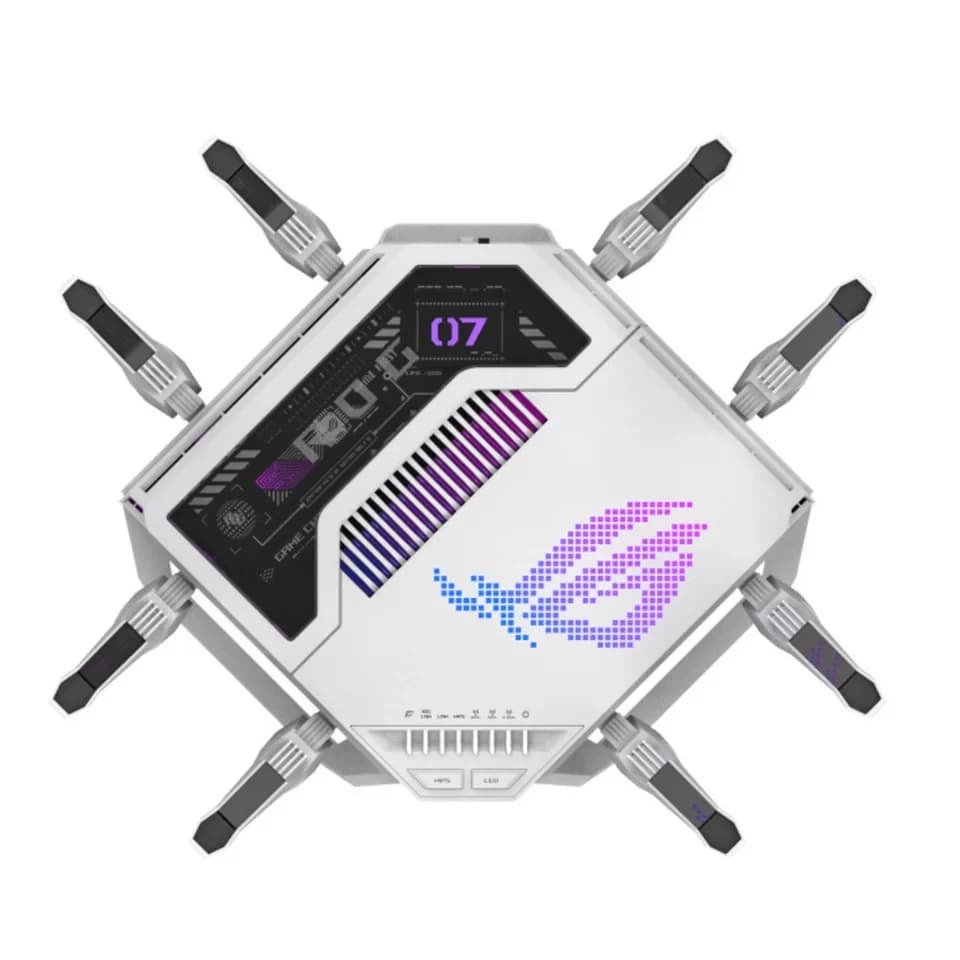 Asus ASUS ROG Rapture GT-BE19000AI, Router Mobiler Router - Thumbnail 4