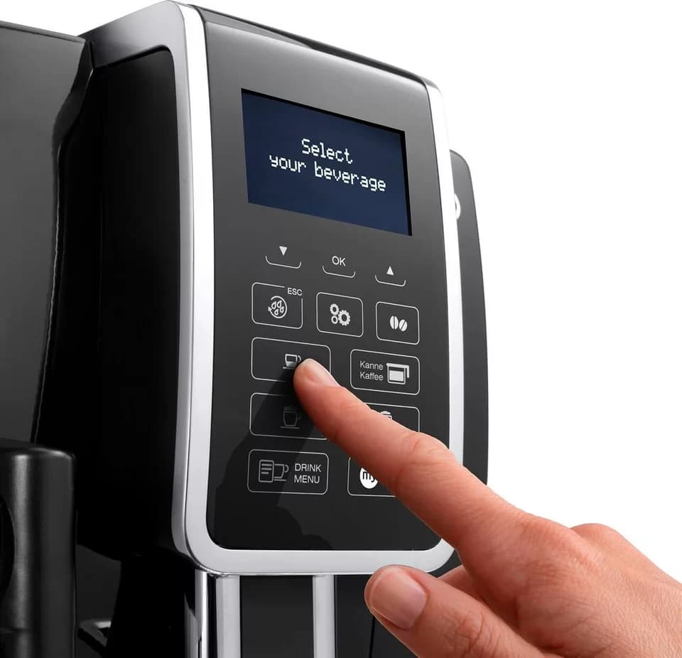 De'Longhi Kaffeevollautomat Dinamica ECAM356.57.B - 14 Kaffeegetränke mit perfektem Milchschaum, Kannen-Funktion (6 Tassen), Kegelmahlwerk (13-stufig), 5 Kaffeestärken - Thumbnail 6