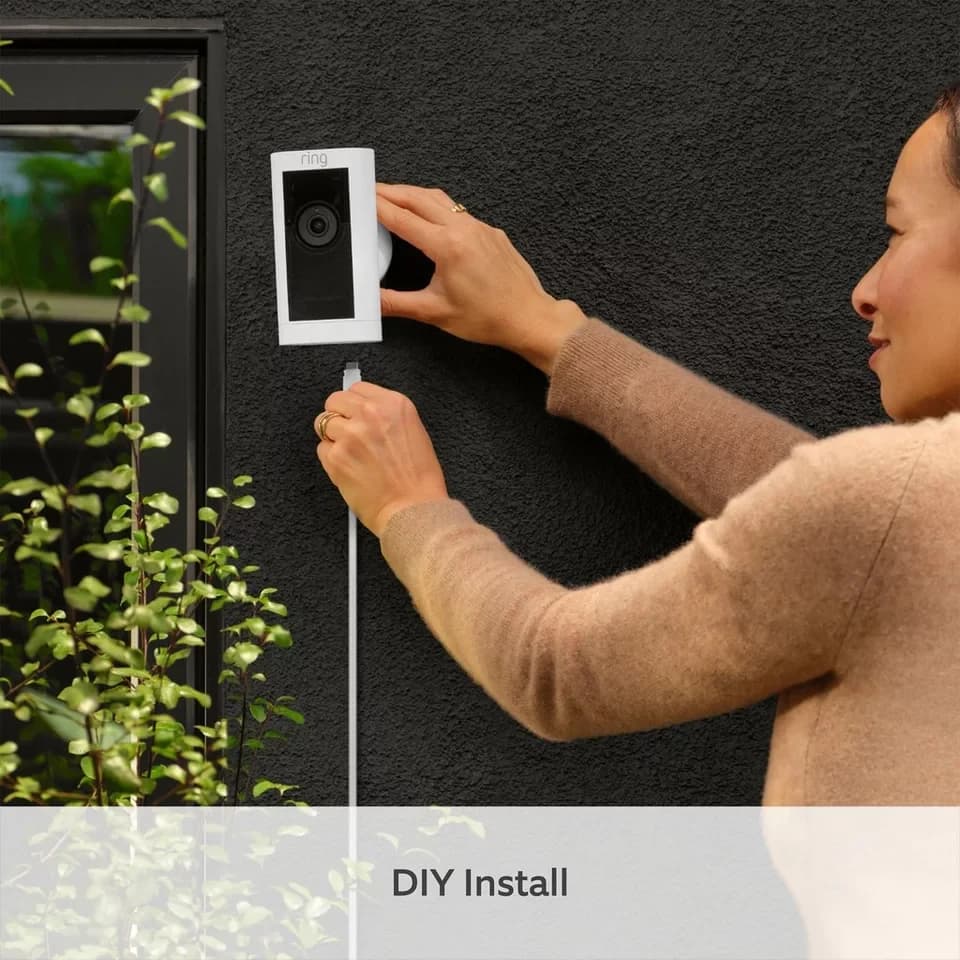 Ring Überwachungskamera Stick Up Cam Pro Netzstecker (Innenbereich, Außenbereich) - Thumbnail 7