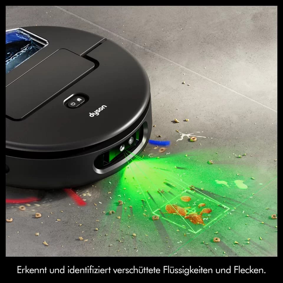 DYSON Saugroboter mit Wischfunktion spot+scrub Ai, beutellos, Beseitigt versteckte Flecken mithilfe fortschrittlicher KI - Thumbnail 3