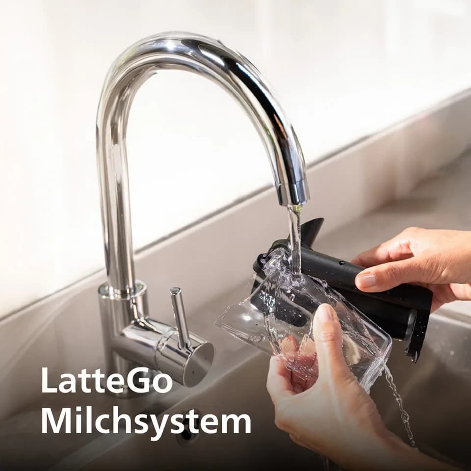 Philips Kaffeevollautomat EP5443/70 5400 Series, 12 Kaffeespezialitäten, LatteGo Milchsystem und 4 Benutzerprofilen - Thumbnail 10
