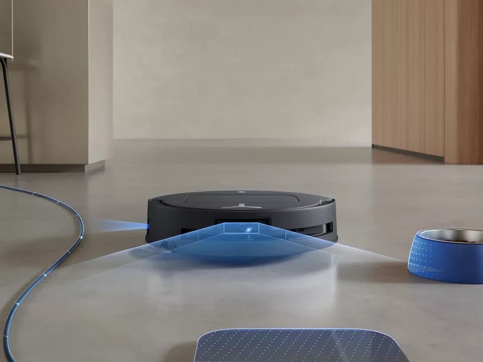 ECOVACS Saugroboter mit Wischfunktion, DEEBOT T80 OMNI, Schwarz, 80 W, und Wischroboter mit Absaugstation - Thumbnail 6
