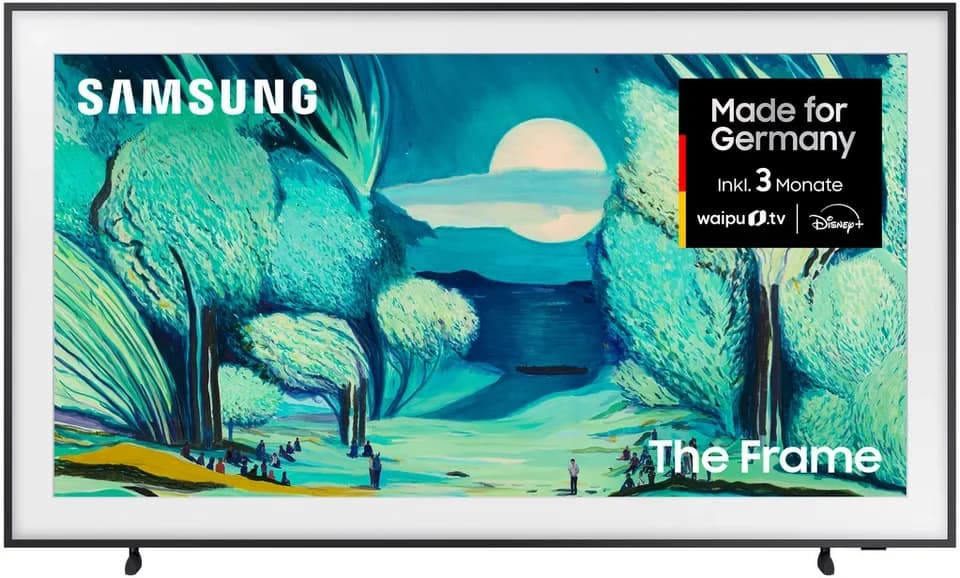 Samsung GQ55LS03FAU QLED-Fernseher (138 cm/55 Zoll, 4K Ultra HD, Smart-TV, The Frame, Mattes Display, Art Mode, Rahmen austauschbar, Dolby Atmos)