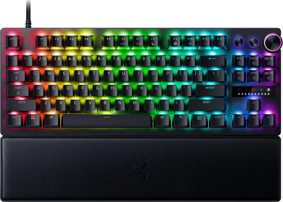 RAZER Huntsman V3 Pro Tenkeyless DE Layout Gaming-Tastatur - Thumbnail 2