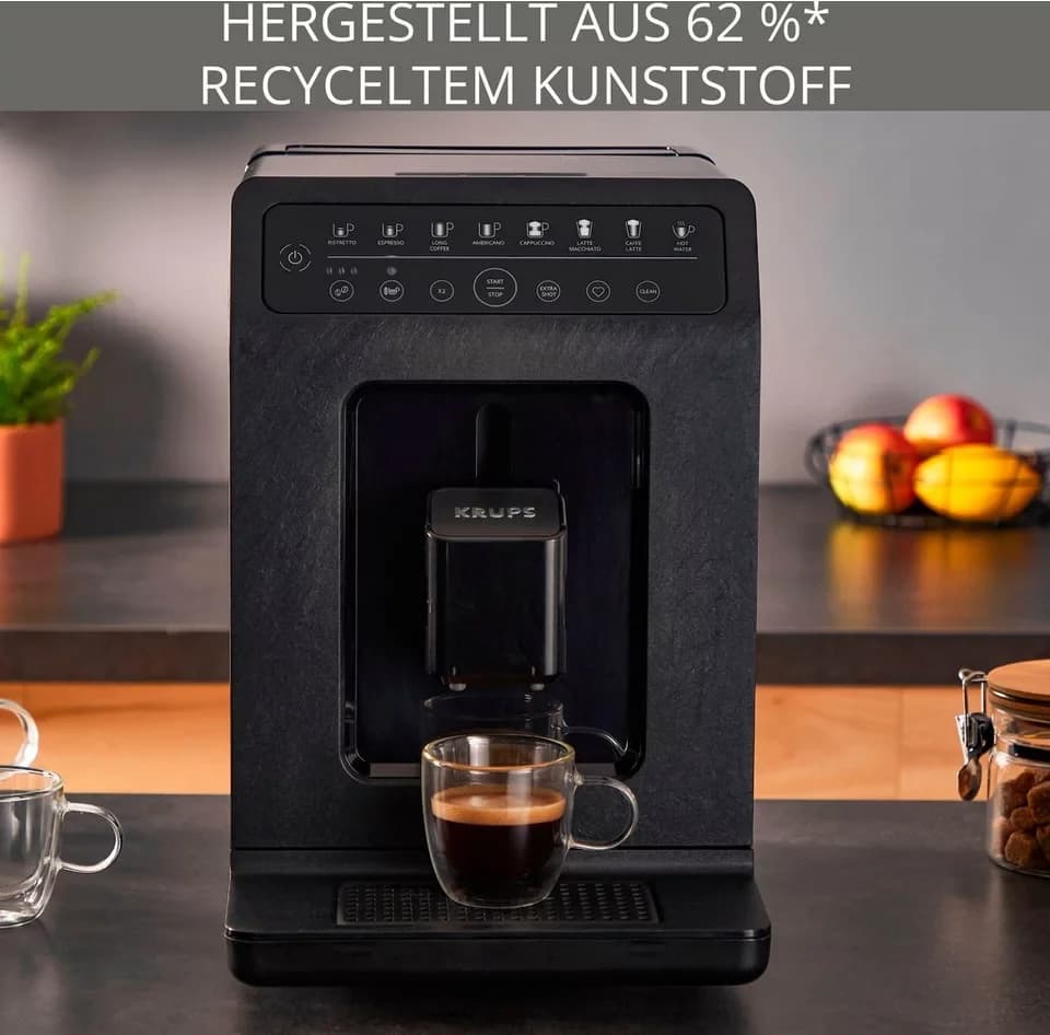 Krups Kaffeevollautomat EA897B Evidence ECOdesign, aus 62%* recyceltem Kunststoff, bis zu 90% recycelbar, inkl. Emsa Travel Mug im Wert von UVP 25,99 - Thumbnail 10