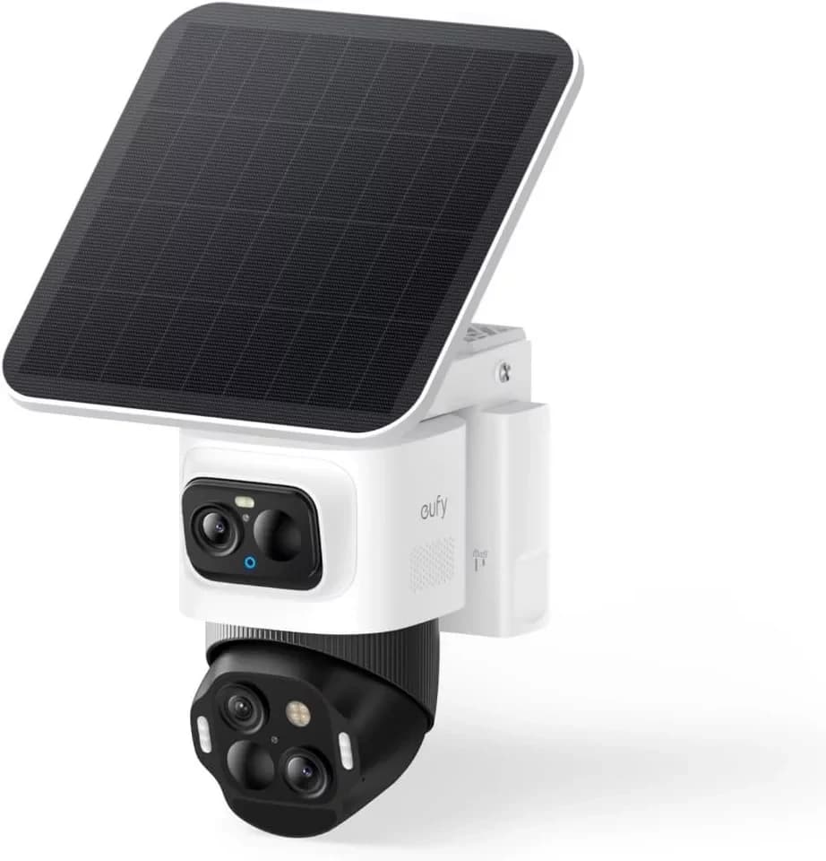 eufy Security Überwachungskamera eufy Security eufyCam S4 4K Kabellose Solar-Überwachungskamera Außen (Außenbereich, 1-tlg., eufyCam S4, Nachtsicht)